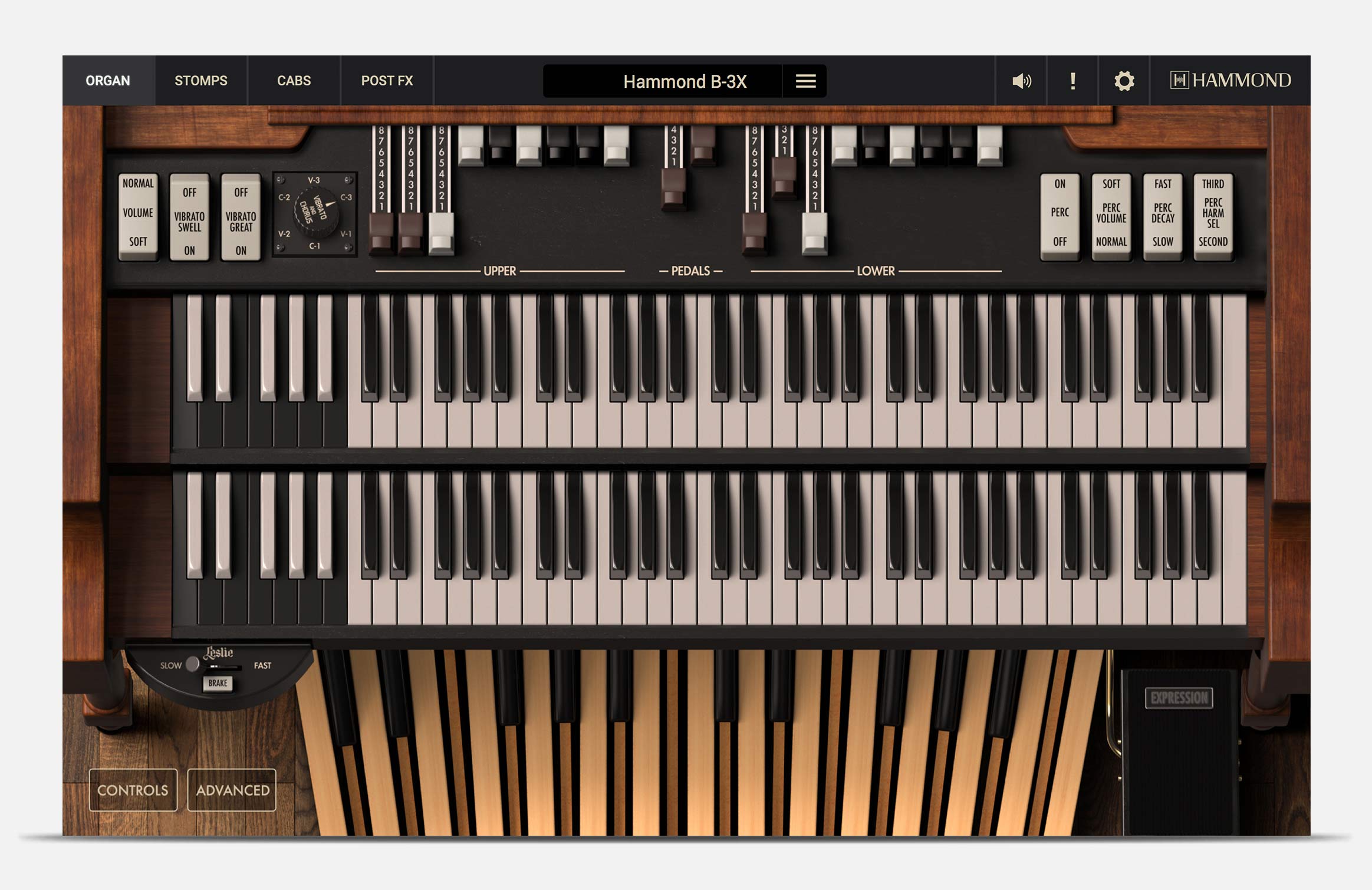 管风琴虚拟乐器 IK Multimedia Hammond B-3X v1.3.4