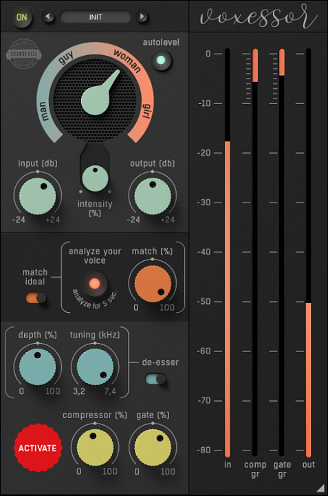 人声处理效果器 Soundevice Digital Voxessor v2.0